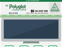 Tablet Screenshot of polyglot.ae